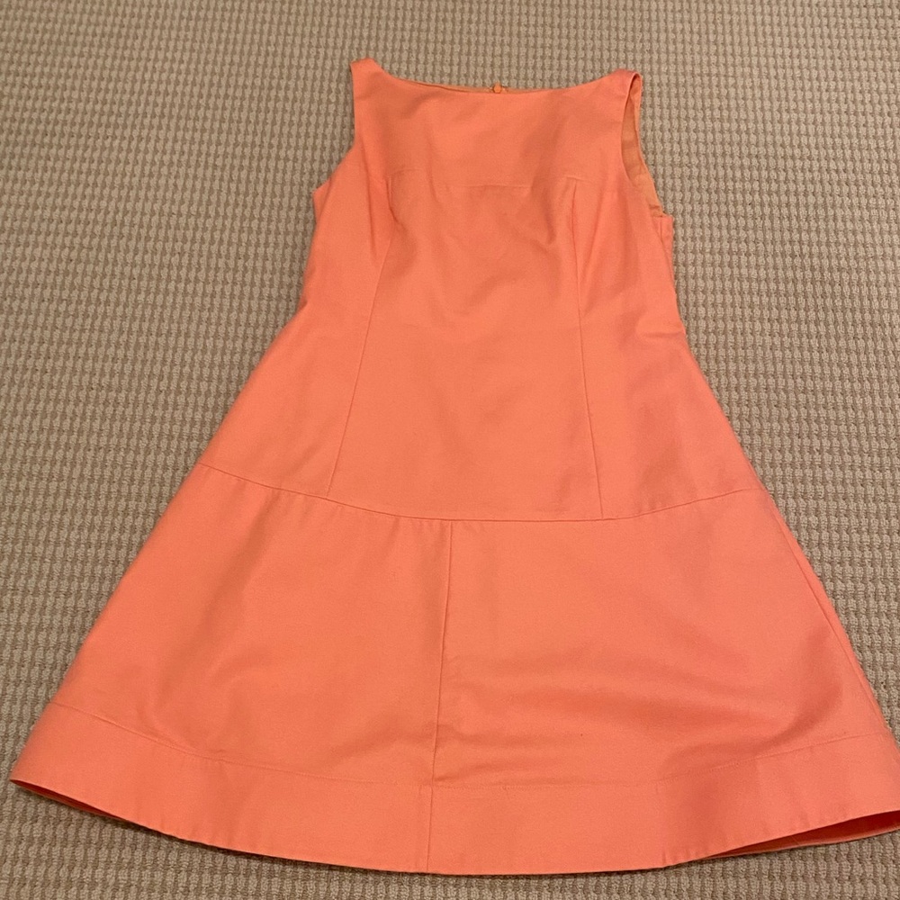 Sinclaire 10 cotton dress in coral SZ8